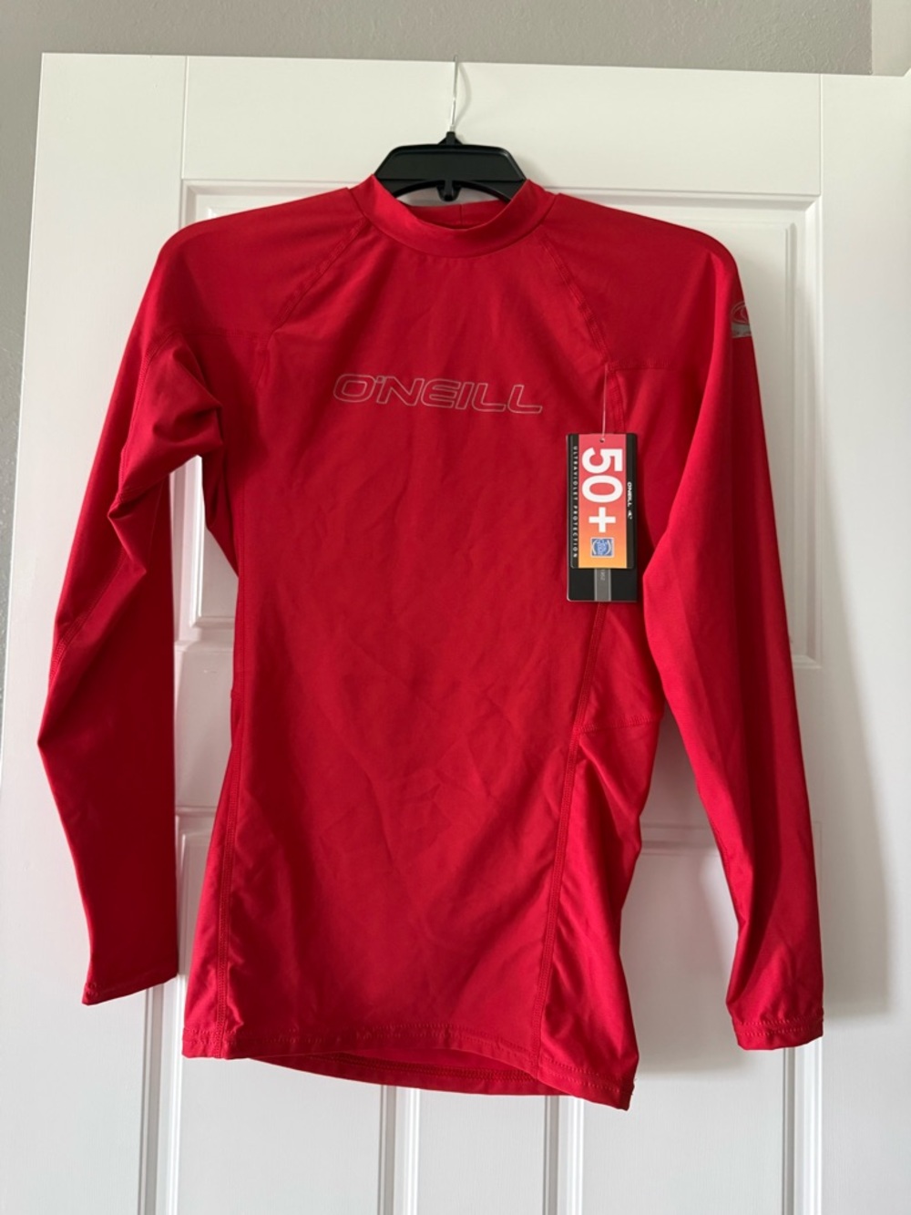 O'Neill Men's Red Long Sleeve Rash Guard